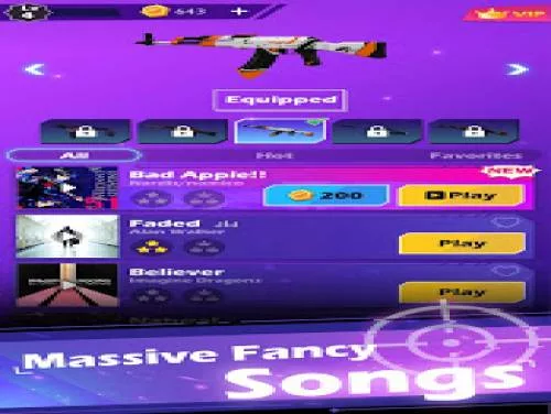Trucos de Beat Shooter - Gunshots Rhythm Game para Android e iPhone Trucos de Beat Shooter - Gunshots Rhythm Game para Android e iPhone